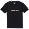 טומי הילפיגר-TOMMY TSHIRT MEN'S - BLACK