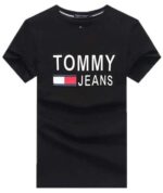 טומי הילפיגר-TOMMY TSHIRT MEN'S - BLACK