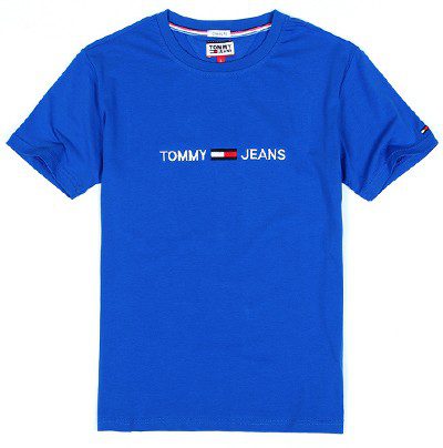 טומי הילפיגר-TOMMY TSHIRT MEN'S - BLUE
