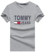 טומי הילפיגר-TOMMY TSHIRT MEN'S - GRAY