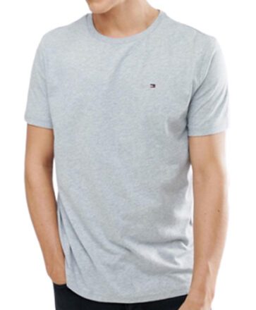 טומי הילפיגר-TOMMY TSHIRT MEN'S - GRAY