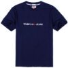 טומי הילפיגר-TOMMY TSHIRT MEN'S - NAVY BLUE