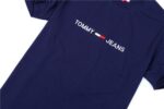 טומי הילפיגר-TOMMY TSHIRT MEN'S - NAVY BLUE