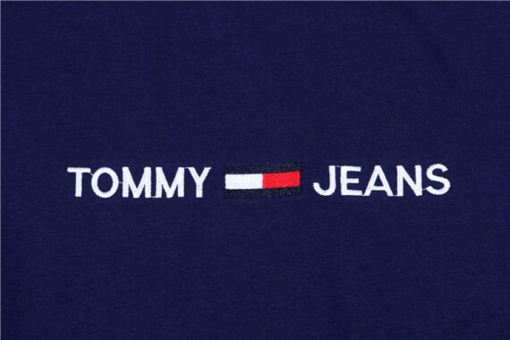 טומי הילפיגר-TOMMY TSHIRT MEN'S - NAVY BLUE