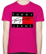טומי הילפיגר-TOMMY TSHIRT MEN'S - PINK