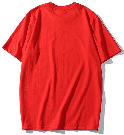 טומי הילפיגר-TOMMY TSHIRT MEN'S - Red ORG