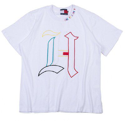 טומי הילפיגר-TOMMY TSHIRT MEN'S - WHITE