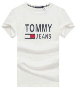 טומי הילפיגר-TOMMY TSHIRT MEN'S - WHITE
