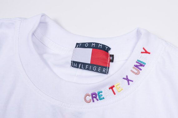 טומי הילפיגר-TOMMY TSHIRT MEN'S - WHITE