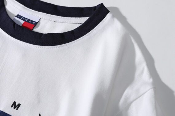 טומי הילפיגר-TOMMY TSHIRT MEN'S - WHITE