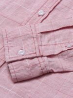 לקוסט-LACOSTE LONG MEN SHIRT - Pink Flare