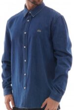 לקוסט-LACOSTE SHIRT MEN LONG JEANS - Catalina Blue