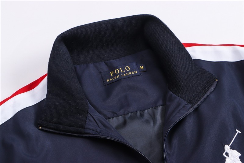 ראלף לורן-RALPH LAUREN SUIT MEN'S- NAVY BLUE WHITE & RED