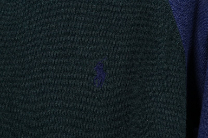 ראלף לורן-RALPH LAUREN SWETER MEN - NAVY BLUE & BLACK