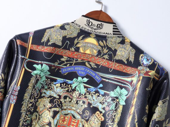 מעילים וג'קטים לגברים-D&G JACKET MEN'S- Black & Portafino