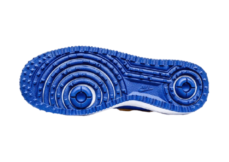 נעלי נייק-NIKE AIR LF1 DUCKBOOT - Blue & Yellow Logo – תמונה 5