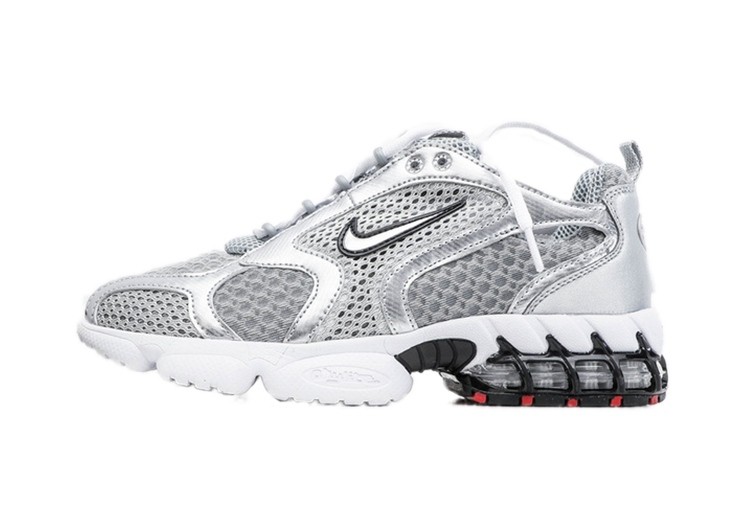 Nike x Stussy Air zoom- Silver & Black (3)