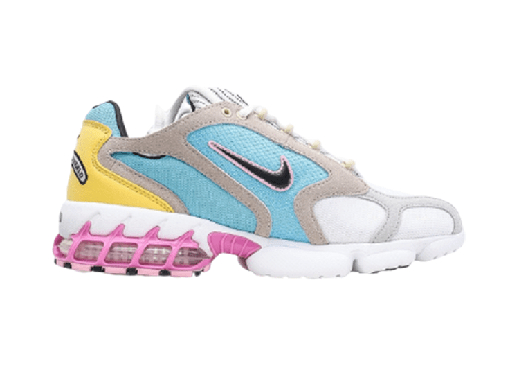 נעליי נייק-Nike x Stussy Air zoom- Sky Blue White & Yellow