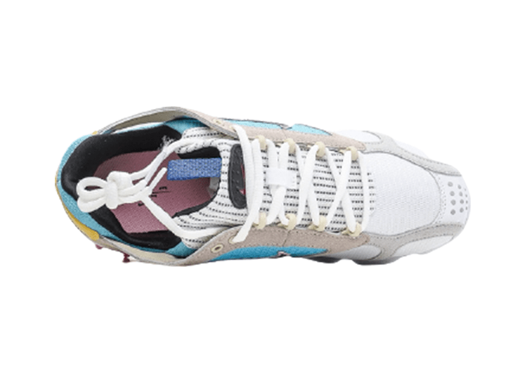 נעליי נייק-Nike x Stussy Air zoom- Sky Blue White & Yellow – תמונה 3