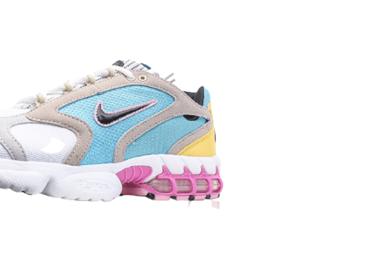 נעליי נייק-Nike x Stussy Air zoom- Sky Blue White & Yellow – תמונה 6