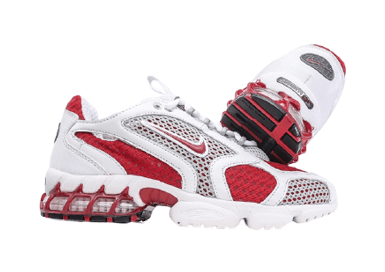 נעליי נייק-Nike x Stussy Air zoom- White & Red – תמונה 7