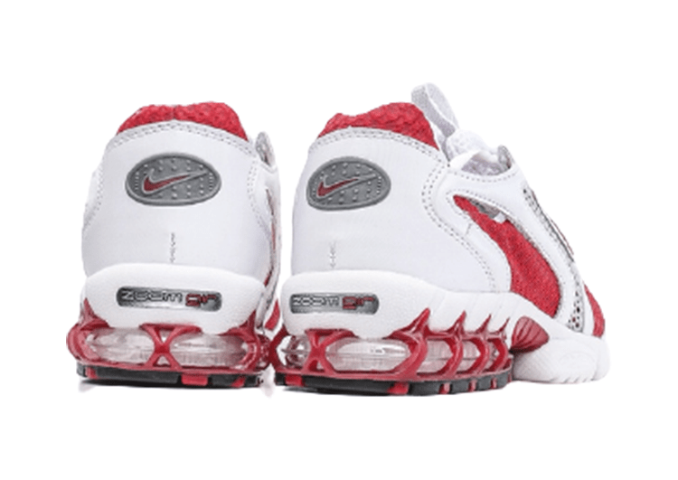 נעליי נייק-Nike x Stussy Air zoom- White & Red – תמונה 3
