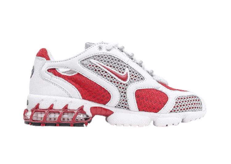 נעליי נייק-Nike x Stussy Air zoom- White & Red – תמונה 4