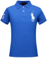 ראלף לורן-RALPH LAUREN POLO TSHIRT SHORT MEN'S - Cerulean Blue