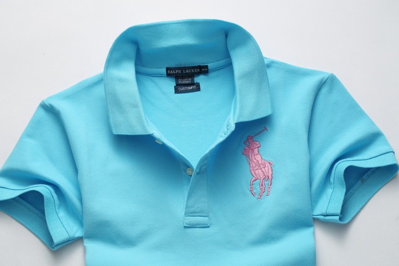 ראלף לורן-RALPH LAUREN POLO TSHIRT SHORT WOMEN - Anakiwa & Pink Logo – תמונה 4