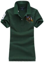 ראלף לורן-RALPH LAUREN POLO TSHIRT SHORT WOMEN - English Holly