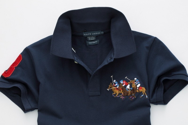 ראלף לורן-RALPH LAUREN POLO TSHIRT SHORT WOMEN - Nave Blue – תמונה 3