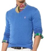 ראלף לורן-RALPH LAUREN SWETER MEN - Blue