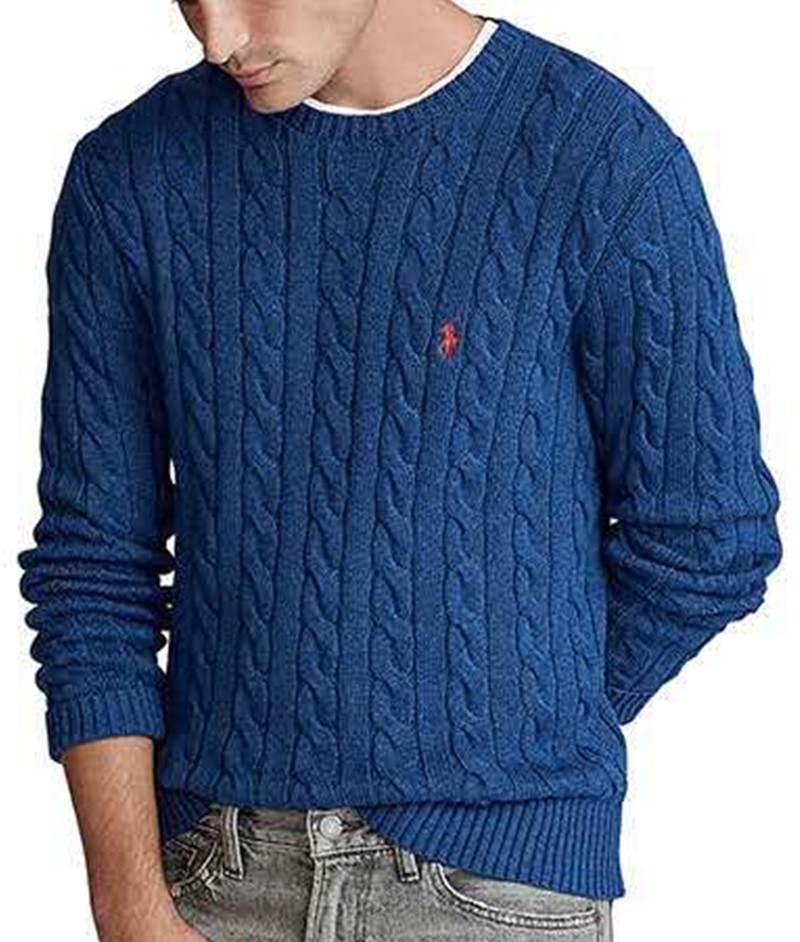 ראלף לורן-RALPH LAUREN SWETER MEN - Blue