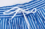 ראלף לורן-RALPH LAUREN SWIM BEACH SHORT MEN'S - Blue & White Combo