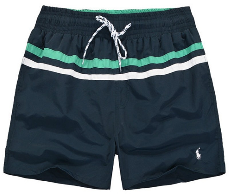 ראלף לורן-RALPH LAUREN SWIM BEACH SHORT MEN'S - Elephant White & Downy