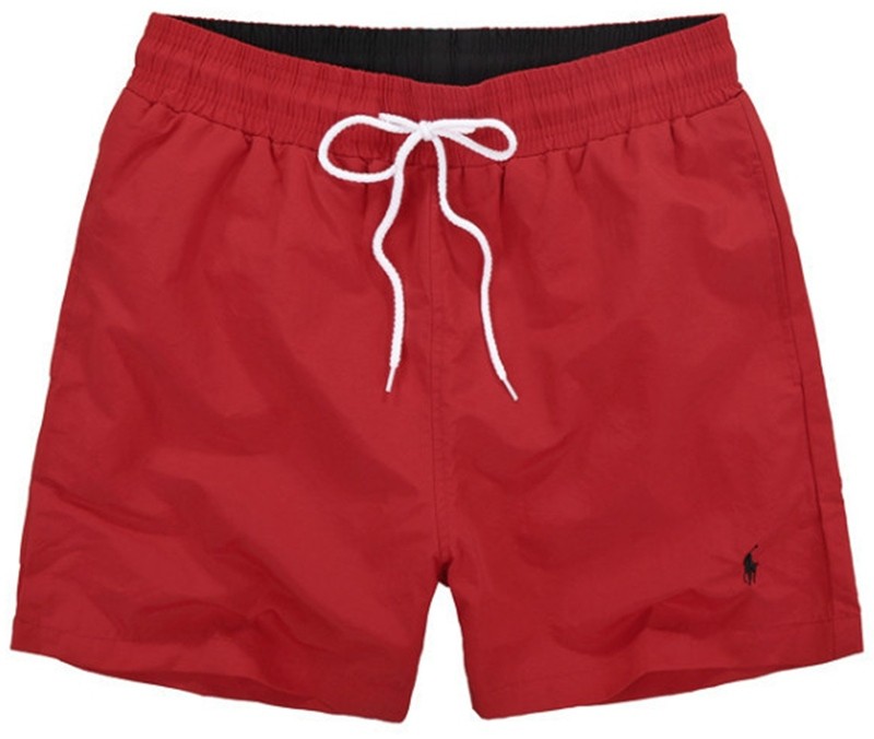 ראלף לורן-RALPH LAUREN SWIM BEACH SHORT MEN'S - Fire Brick