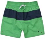 ראלף לורן-RALPH LAUREN SWIM BEACH SHORT MEN'S - Ocean Green & Navy Blue