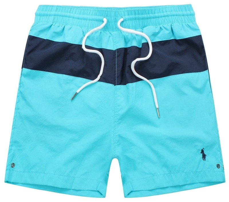 ראלף לורן-RALPH LAUREN SWIM BEACH SHORT MEN'S - Turquoise Blue & Bunting