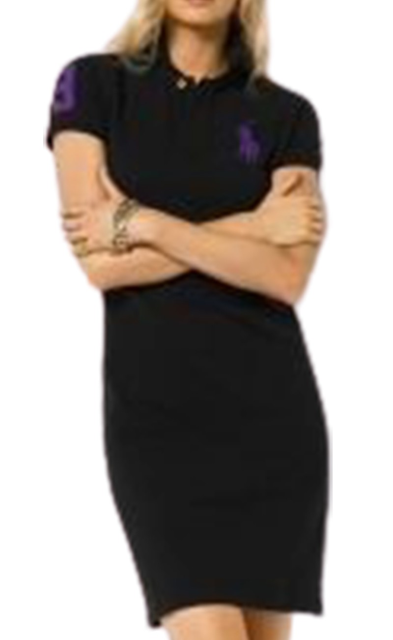 ראלף לורן-RALPH LAUREN DRESS WOMEN'S - Black