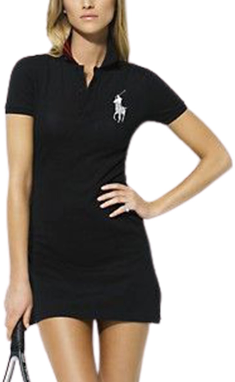 ראלף לורן-RALPH LAUREN DRESS WOMEN'S - Black