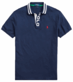 ראלף לורן-RALPH LAUREN POLO TSHIRT MEN'S SHORT DESGIN - NAVY BLUE