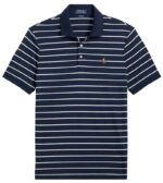 ראלף לורן-RALPH LAUREN POLO TSHIRT MEN'S SHORT DESGIN - NAVY BLUE & WHITE