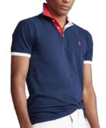 ראלף לורן-RALPH LAUREN POLO TSHIRT MEN'S SHORT DESGIN - Navy Blue