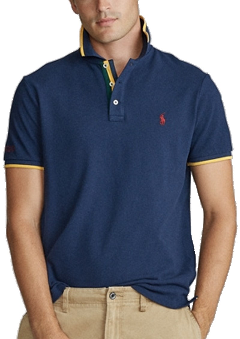 ראלף לורן-RALPH LAUREN POLO TSHIRT MEN'S SHORT DESGIN - Navy Blue