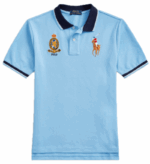 ראלף לורן-RALPH LAUREN POLO TSHIRT MEN'S SHORT DESGIN - Tropical Blue