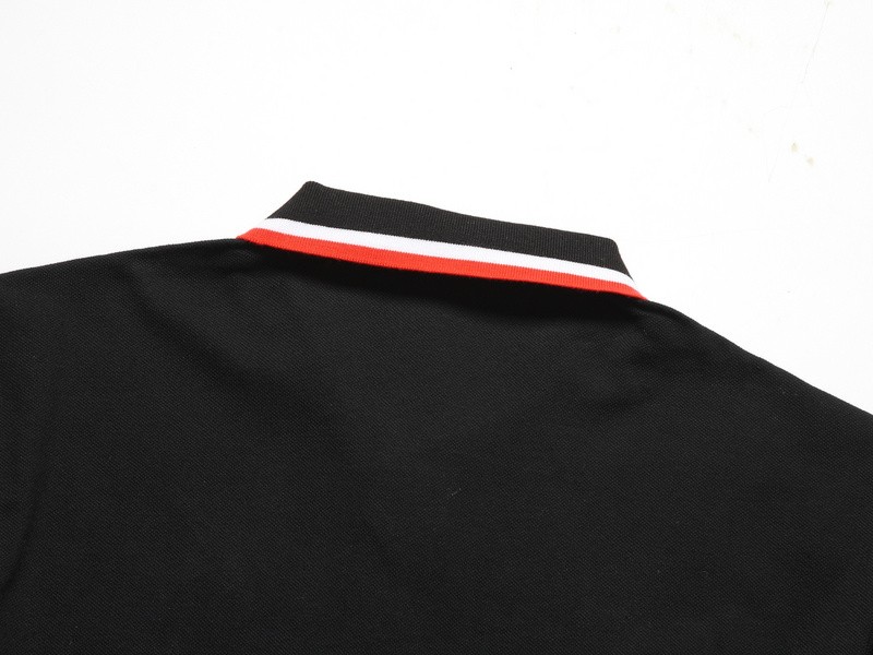 ראלף לורן-RALPH LAUREN POLO TSHIRT SHORT BIG PONY MEN'S- BLACK RED & WHITE – תמונה 11