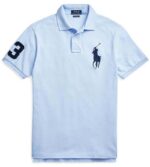 ראלף לורן-RALPH LAUREN POLO TSHIRT SHORT BIG PONY MEN'S - Pattens Blue