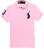 ראלף לורן-RALPH LAUREN POLO TSHIRT SHORT BIG PONY MEN'S - Pig Pink