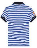 ראלף לורן-RALPH LAUREN POLO TSHIRT SHORT BIG PONY MEN'S - White & Blue