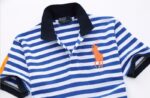 ראלף לורן-RALPH LAUREN POLO TSHIRT SHORT BIG PONY MEN'S - White & Blue